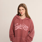 Pigment Wave Logo Hood - Indipink