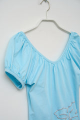 (W) Bloom Shirring Top