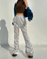 (FALL/WINTER KNIT) KNIT STRIPED SEMI-CROPPED LAYERED INNER TURTLE-NECK THICK TANK - 2 COLOR