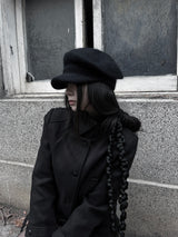 soft knit beret cap (2color)
