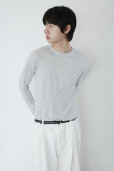 diagonal long sleeve