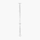 Heart Pearl Toggle Bar Bracelet
