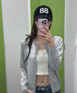 88eight ピーチボールキャップ（ブラック）
