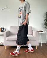 Nylon Cargo Bermuda Pants