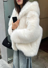HOLIDAY HOOD FUR JACKET