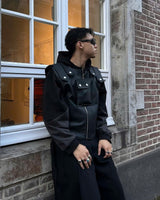 LEATHER BULLETPROOF GILE (Black)