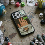 Y2K ヴィンテージ アーカイブ グラフィック エポキシ バンパー iPhone ケース