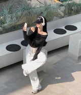 [BELLIDE MADE] mushroom wide training pants