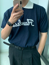 ASCLO Flawless Bicolor Short Sleeve Knit (4color)