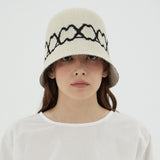 VA カーブロゴジャカードバケットハット  / Lightbeige