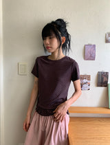 Siana Frill Dot Short Sleeve Tee