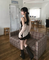 kanti pearl brown glam bustier ops