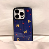 【MADE】Retro tokyo Midnight Navy iPhone case [Glossy Glass/Magsafe]
