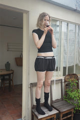 Stripe bubble bloomers