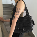 Covill Vintage Flap Leather Shoulder Bag