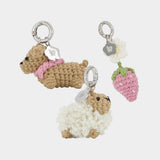 [セット/UVカット] Sunshine Farmhouse 3-Folding Parasol + Keyring