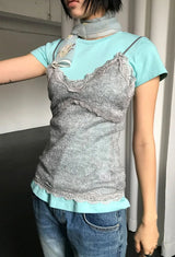 ダートライン スリムTシャツ
