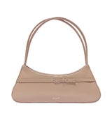 Mini Buckle Small Baguette Bag - Latte Beige