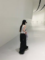[Ritcore MADE] ミニドットワイドデニムパンツ (2c)
