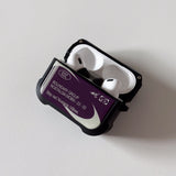 Dusty, Nostalgic Vibes AirPods Case Epoxy Bumper (DarkPlum/Ivory)