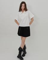 ロゴピケポロシャツ [WHITE]