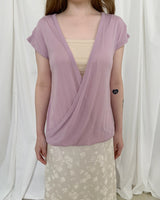 BELL DRAPE WRAP T-SHIRT