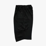 street shape capri shorts_black