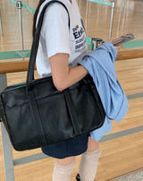 office shoulder cross-bag [Black color]