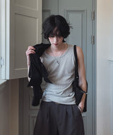 Leaders Rib Loose Fit Sleeveless