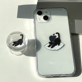 ベイビー - スリープミャオウキャットフォーンケーススマホグリップセット