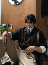 No-Mace Back Banding Cotton Ton-Chin-Wide Pants