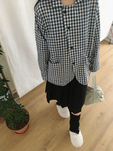 Plaid shirt jacket