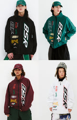 BSR スポーティートラックジャケット ホワイト
