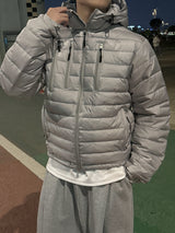 Tech multi-pocket hooded lightweight padding