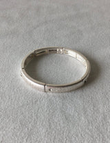 Matt O ring letter bangle