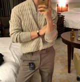 Resquare Semi-Muscle Kissing Semi-Zip-up Knit