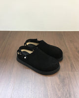 Suede Rivet Mules (2color)