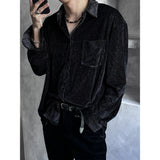 [F/W] Velvet stripe shirts(2color)
