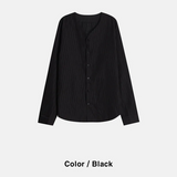 [S/S] ノンカラーパターンシャツ(2color)