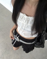 Shade ribbon top