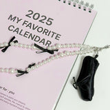 2025 My favorite calendar - desk