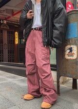 Utility Washing Wide Cargo Pants