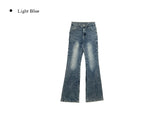 Koren Bootcut Long Vintage Washing Denim Pants