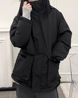 Wool stretch padding jumper