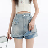Inner Lined Cargo A Line Mini Skort