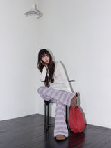 リバーシブルポケットバッグ (RED & NAVY)