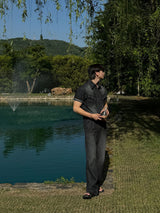 ASCLO Coolever Musclefit Western Shirt (2color)