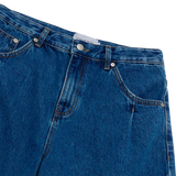 25SS ポイントロゴポケットデニムショートパンツ ブルー