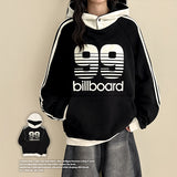 Choi 99 Billboard Graphic Track Line Color Matching Snaphoodie