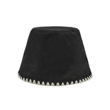 トライアングル ステッチバケットハット (Black)